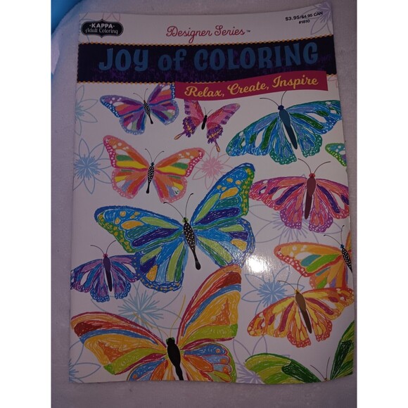 3 Pack Adult Kappa Designer Series Coloring Books - Picture 2 of 8